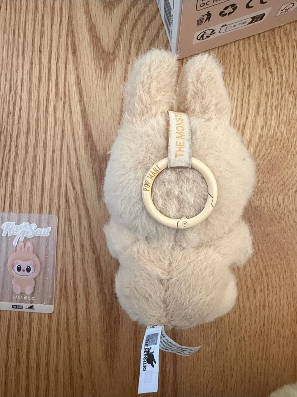 Have A Seat Labubu Plush - Cream